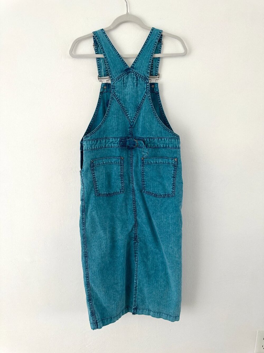 Urban Outfitters BDG Aqua Danni Maxi Skirtall Overall Dress Small - Picture 6 of 11